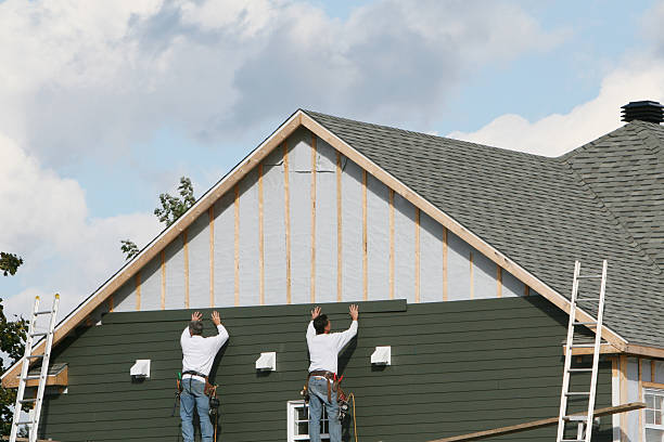 Professional Vinyl Siding technician working in Glenwood, IL